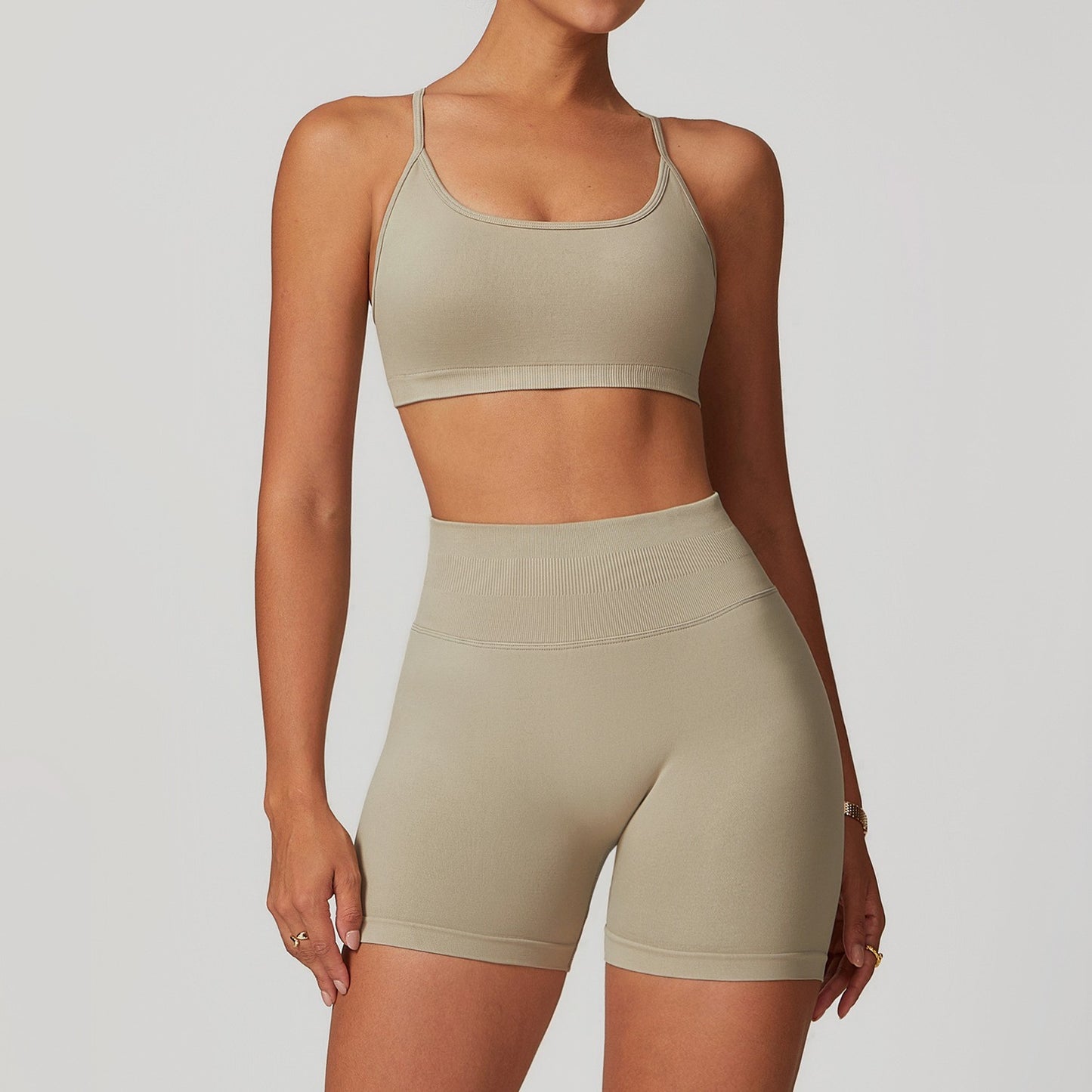 Seamless Beauty Back Yoga Suit